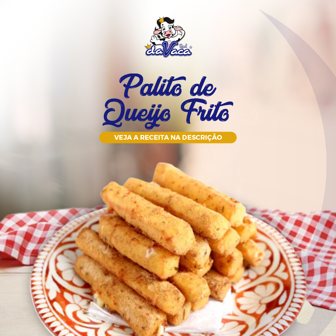 Receita: Palito de Queijo Frito